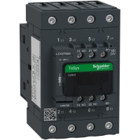 Contactor LC1D, 4-P, 4 NO, AC-1, 40V, 60 A, 24 VDC, serie de TeSys D