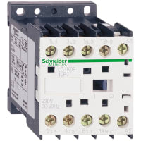 Contactor, 3P,  440 V 6 A - 1 NINGÚN auxiliar - 380…400 bobina de la CA de V, serie de los micrones de TeSys