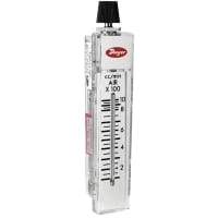El flujómetro, RMA, aire de 30-200 cc/min, los 2in escala, CA del 4%, válvula del acero inoxidable, nptf del 1/8in