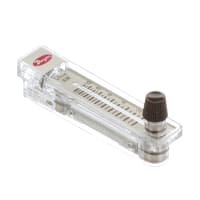 El flujómetro, RMA, 1-10 LPM de aire, los 2in escala, acumulador del 4%, válvula del acero inoxidable, nptf del 1/8in