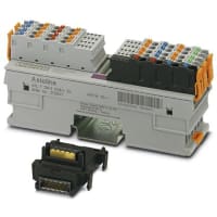 Módulo de la extensión del PLC, Digital 8 en 8 hacia fuera, 24 VDC, serie de Axioline F