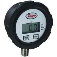 Galga de presión de Digital, a prueba de mal tiempo, 0.5% acumuladores del FS, 1/4 " NPT M, 50 PSIG, IP65