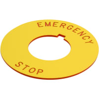 La ayuda visual Placa-Emergencia-Para