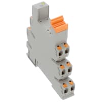 Base del relais; zócalo; Serie del relais del PLC Slimline del BLOQUE DE TERMINALES W del BASIC del PLC de 14 milímetro