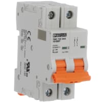 Serie termal de polo 2 magnético 4A 277VAC 125VDC UL1077 TMC 7 del interruptor