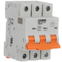 Serie termal de polo 3 magnético 4A 277VAc UL1077 TMC 7 del interruptor