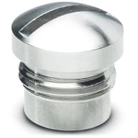 Enchufe del tornillo; para los zócalos M12 de cajas, conectadores del montaje del panel; PROT-M12 FB
