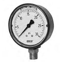 La galga de presión, análogo, 111.11, 2.5 ", 4000PSI, 1/4 " NPT, baja el montaje, SS-ZRN R