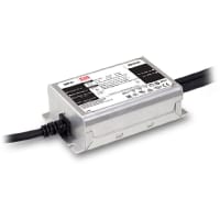 Fuente de alimentación, AC-DC, LED, potencia constante, 50W, 22-54V, 1A, 90-305V adentro, IP67