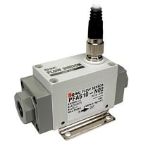 Interruptor de flujo, empuje, aire, sensor alejado, 50-500L/min, 1/2NPT, plomo de 3M, pulse+anal hacia fuera | SMC