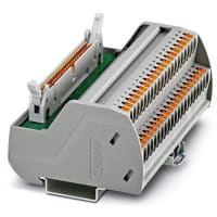 Módulo de interfaz del bloque de terminales; Varón; Cierres; 50 posiciones; 60VAC/DC; 1A; 14-26 AWG