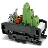Módulo de interfaz del bloque de terminales; Varón; Cierres; 12 posiciones; 24VDC; 200mA; 12-24 AWG