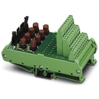 Módulo de interfaz del bloque de terminales; Varón; Cierres; 16 posiciones; 24VDC; 50mA; 12-24 AWG