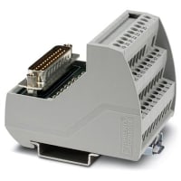Módulo de interfaz del bloque de terminales; D-Secundario, varón; 25 posiciones; 24VDC; 2.5A; 12-24 AWG