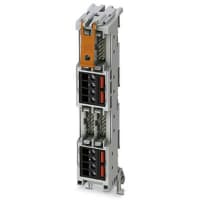 Adaptador; El PLC S7-1500 al conectador rectangular (4), posición de 14, 2 rema; Carril del estruendo