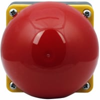 TAPA ROJA del INTERRUPTOR YEL ENCL de la PALMA de PULL-RELEASE - 1NC