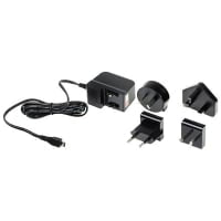CA Power Adapter 90-264VAC Input 5VDC/2.4A/12W Output Micro USB de Global