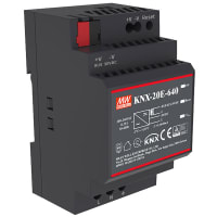 fuente de alimentación, AC-DC, 30V, 0.64A, 19.2W, 180-264V adentro, RIEL DIN