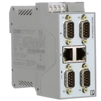 Servidor del dispositivo, EtherNet/IP a Modbus TCP/RTU, Ethernet RJ45, puertos seriales de 2 de 4
