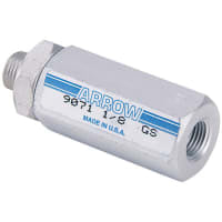 Línea filtro para la galga de Magnehelic, 1/8 " hembra NPT x varón8 NPT de 1/"