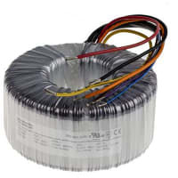 El transformador 500VA de Toroidal 2 hizo salir 2 x 115VAC x 2 primario 24VAC secundario