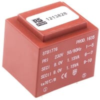 TRANSFORMADOR 2.3VA 2X9V del PWB