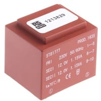 TRANSFORMADOR 2.3VA 2X12V del PWB