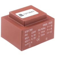 TRANSFORMADOR 7.5VA 2X6V del PWB