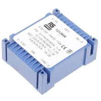 TRANSFORMADOR 10VA 2X9V del PWB del PERFIL BAJO