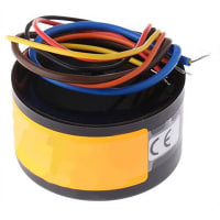 El transformador 50VA de Toroidal 2 hizo salir 230VAC x 2 primario 6VAC secundario