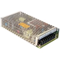 Fuente de alimentación, AC-DC, triple hacia fuera, 131W, 5V, 12V, -5V, 12A, 5.5A, 1A, 88-264V adentro