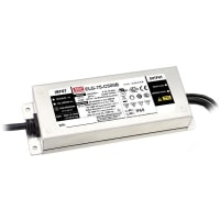 Fuente de alimentación, AC-DC, conductor del LED, 75W, 24V@3.15A, 100-305V adentro