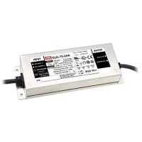Fuente de alimentación, AC-DC, conductor del LED, 75W, 24V@3.15A, 100-305V adentro