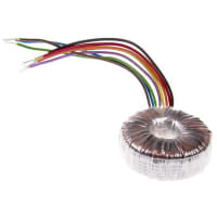 El transformador 50VA de Toroidal 2 hizo salir 115VAC, 230VAC x 2 primario 12VAC secundario