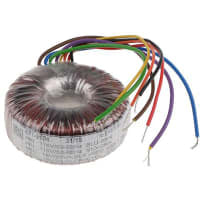 El transformador 50VA 2 de Toroidal hizo salir 115VAC, 230VAC primario 2 x 18VAC secundario