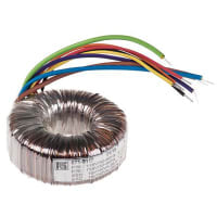El transformador 80VA de Toroidal 2 hizo salir 115VAC, 230VAC x 2 primario 15VAC secundario