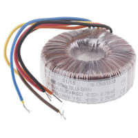 El transformador 50VA de Toroidal 2 hizo salir 230VAC x 2 primario 9VAC secundario