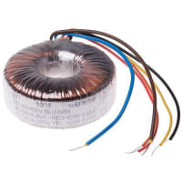 El transformador 50VA de Toroidal 2 hizo salir 230VAC x 2 primario 55VAC secundario
