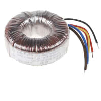 El transformador 80VA de Toroidal 2 hizo salir 230VAC x 2 primario 12VAC secundario