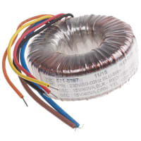 El transformador 80VA de Toroidal 2 hizo salir 230VAC x 2 primario 15VAC secundario