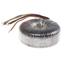 El transformador 225VA de Toroidal 2 hizo salir 230VAC x 2 primario 12VAC secundario