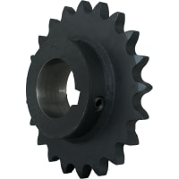 Piñón, agujereado al tamaño, 1 15alesaje16 de /", 60 cadena, 3echada4 de /", 51 dientes, acero