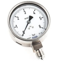 Tamaño positivo análogo G 1/2 de la conexión de la entrada 6bar del fondo de la galga de presión