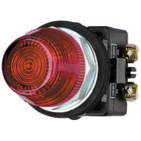 Indicador Intermitente, 24V Fv Incand, Rojo