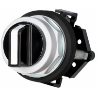 Interruptor de 2-POS SEL, PERILLA NEGRA, MANTENIDA, con 2NO