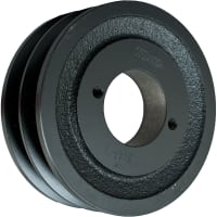 Polea acanalada de FHP, polea del V-Belt,  2 surco, A, B, 4L, 5L correa, buje de H, serie 2BK