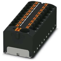 Bloque de terminales, PTFIX 10/18X4 BK