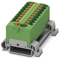 Bloque de terminales, PTFIX 10/18X4-NS35A GN