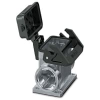 Base de la cubierta del conectador, HC-STA-B10-SHWSC-2SSM40-ELC-AL