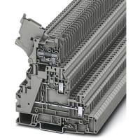 El bloque de terminales, fusible, modular, 2 rema, las posiciones de 4, 250V, 30A, conexión del tornillo